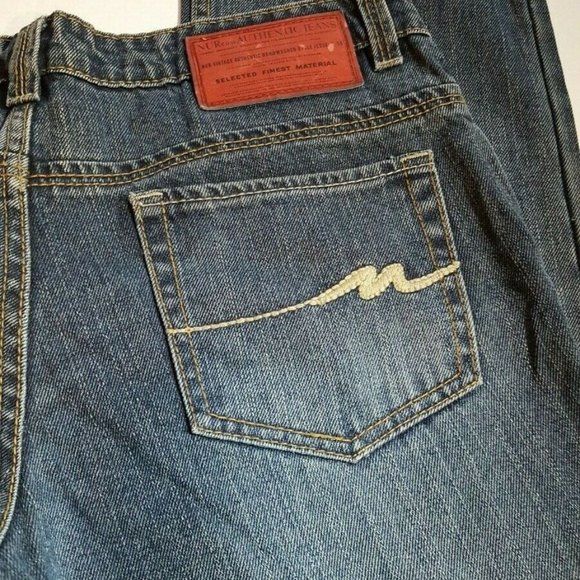 Revolution Numero Uno Jeans NU Raw with Fades Blue Denim Size 30 Women - Picture 2 of 10